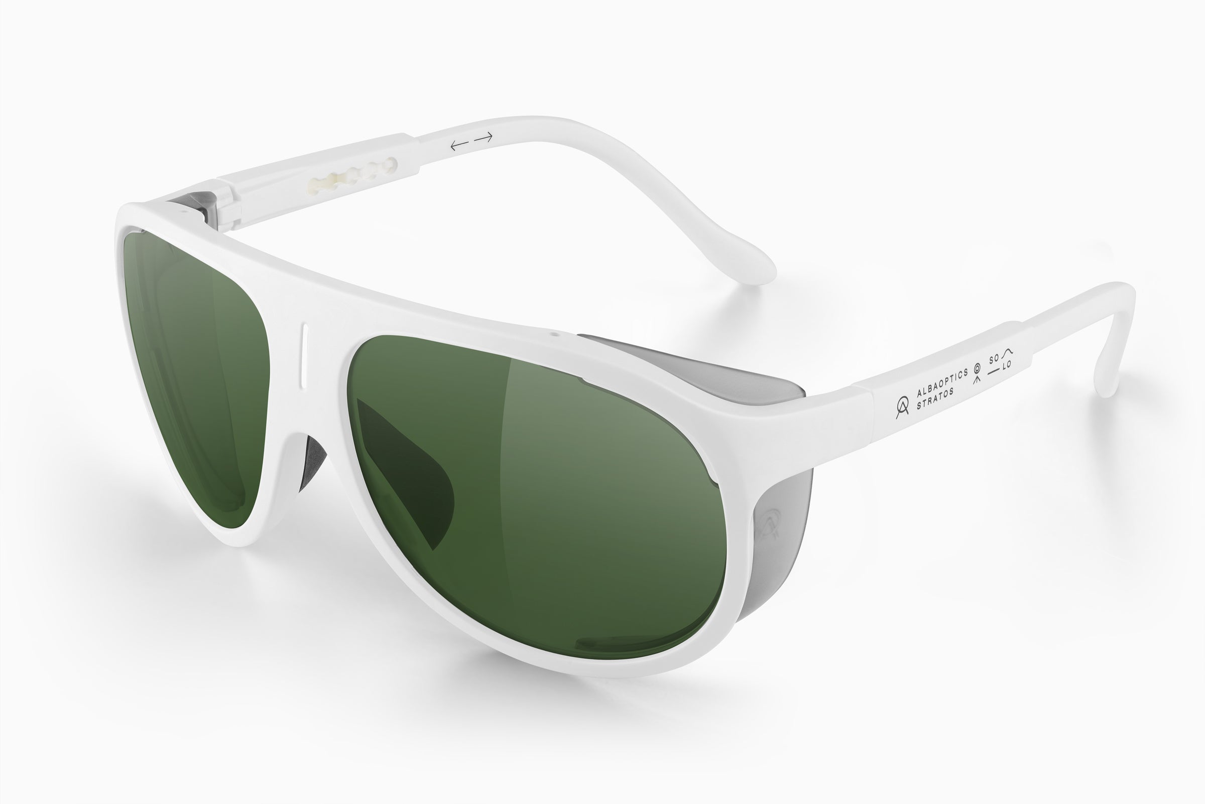 ALBAOPTICS SOLO col. WHITE VZUM LEAF